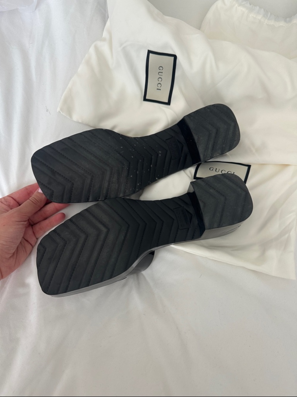 Gucci black rubber sandals - Picture 4 of 4